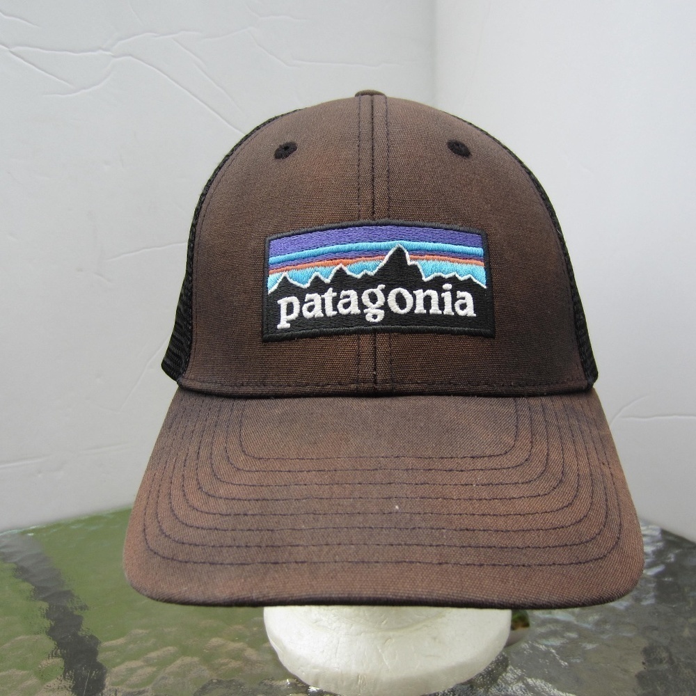Patagonia Hat Snapback Mesh Trucker‎ Adult OSFA Logo Patch White Outdoor hiking